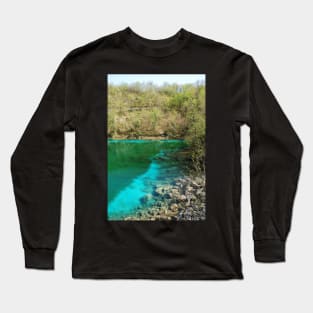 Lago di Cornino in Spring Long Sleeve T-Shirt